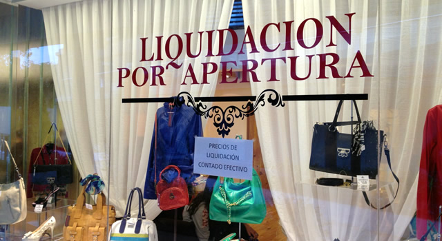 Falso como Liquidación por Apertura