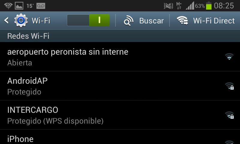 Aeropuerto peronista sin interne